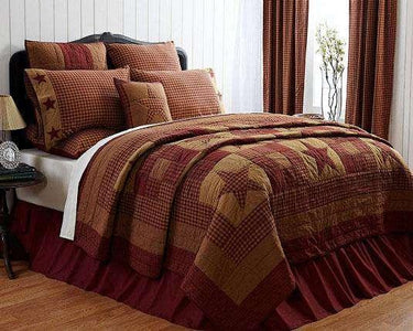 Ninepatch King Quilt - The Fox Decor